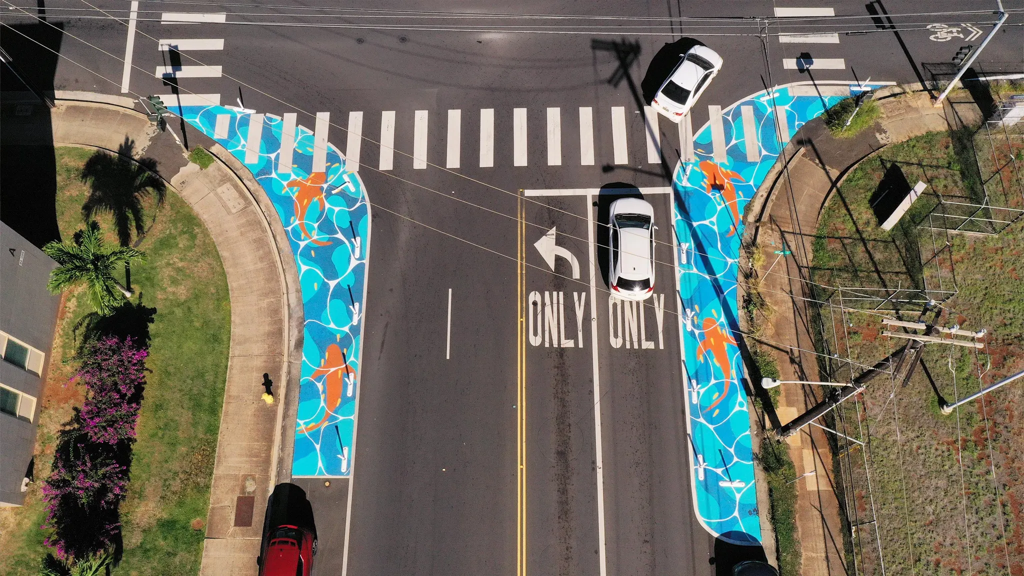 Asphalt Art Honolulu Before After Comparison