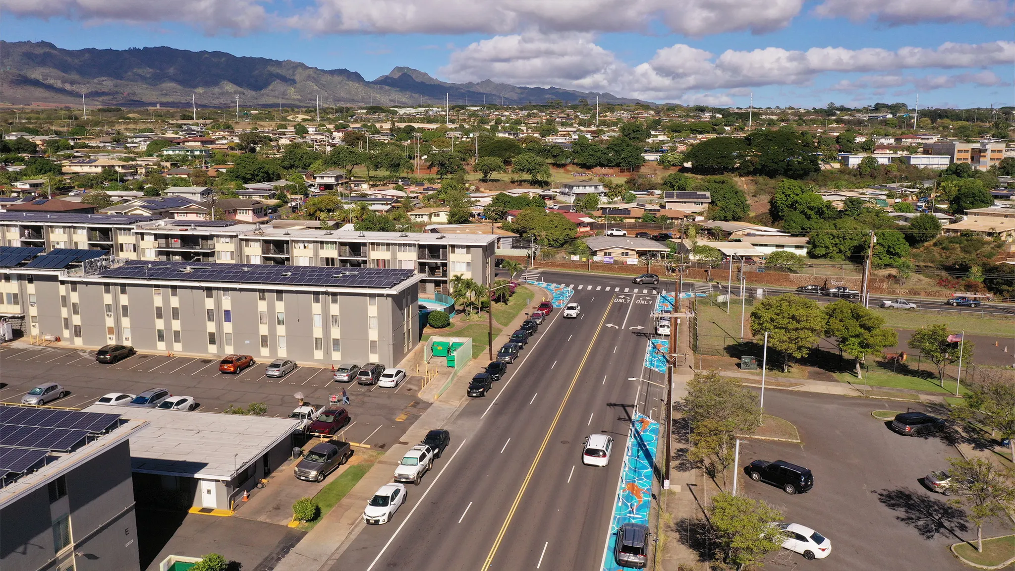 Asphalt Art Honolulu Before After Comparison