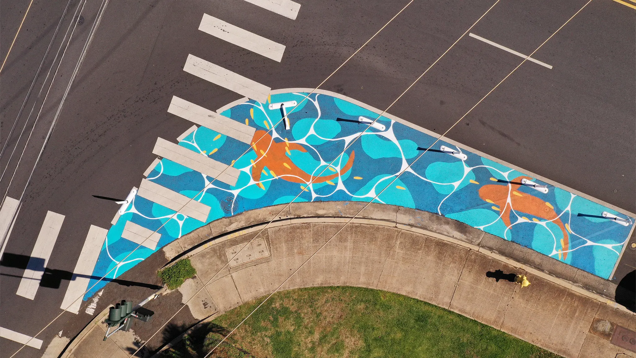 Asphalt Art Honolulu Before After Comparison