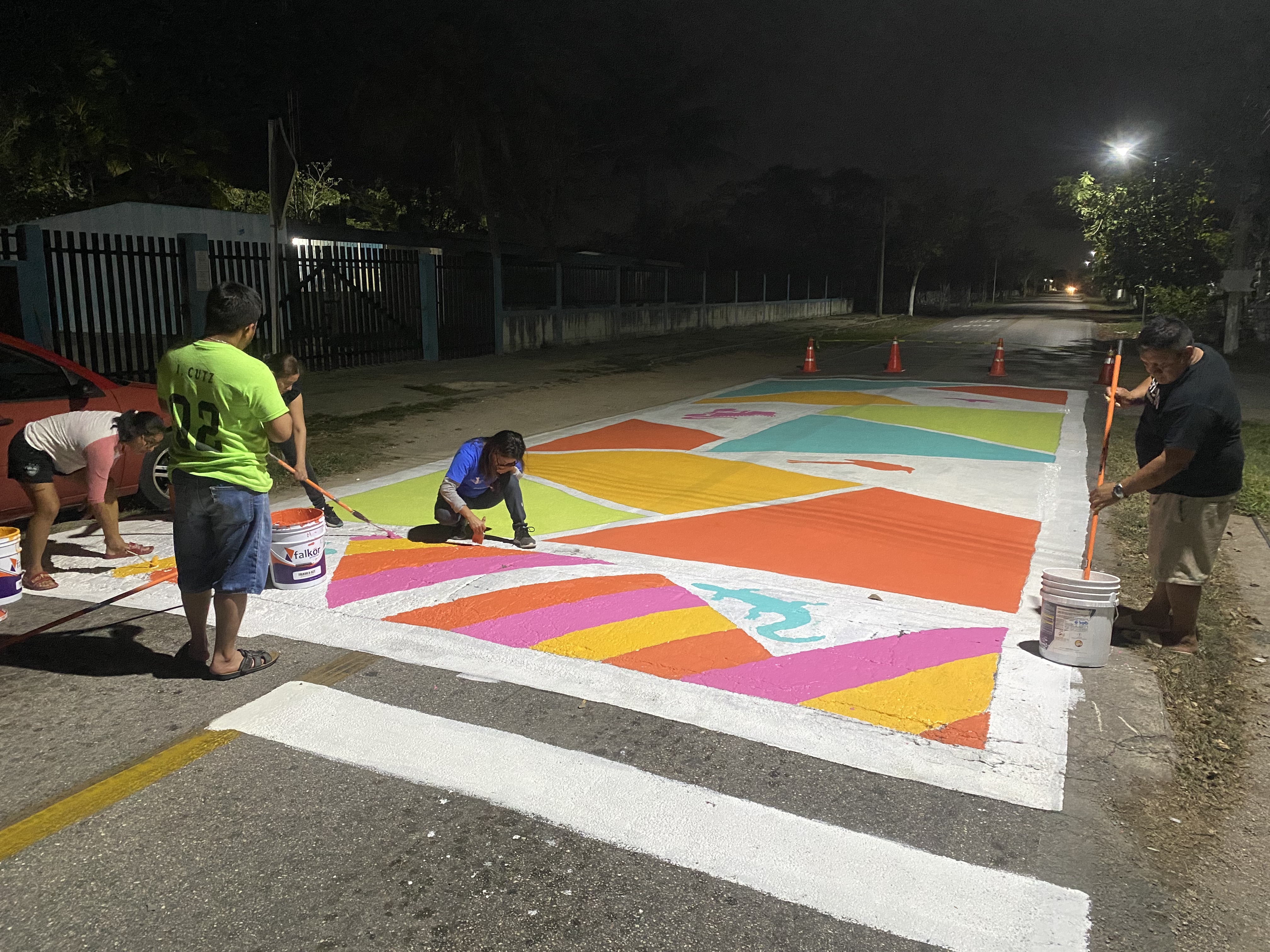 Asphalt Art Mococha After