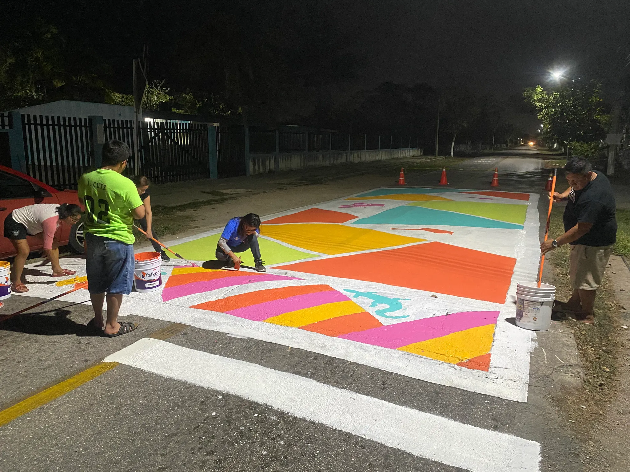 Asphalt Art Mococha After
