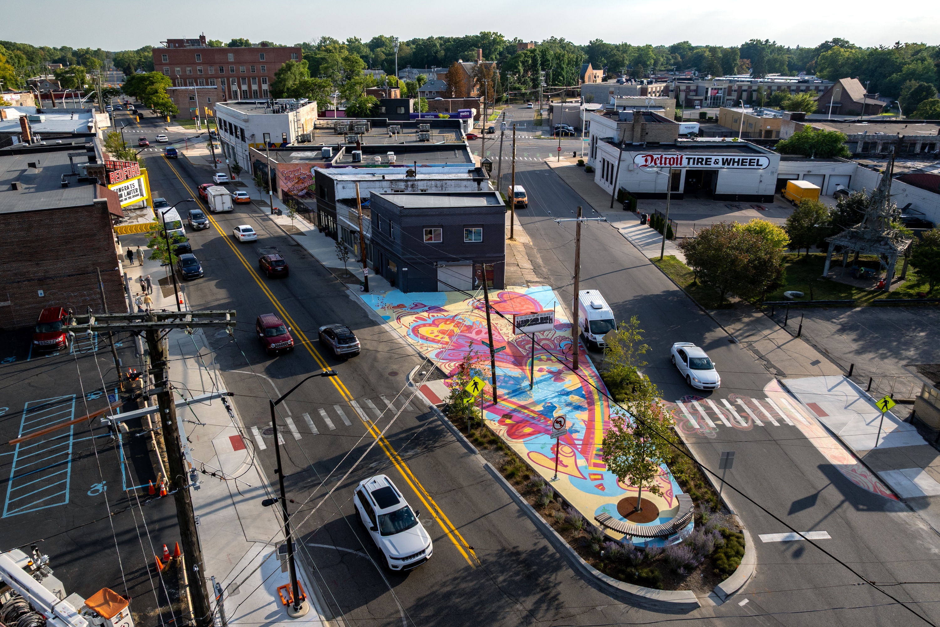 Asphalt Art After in Detroit, September 2025.