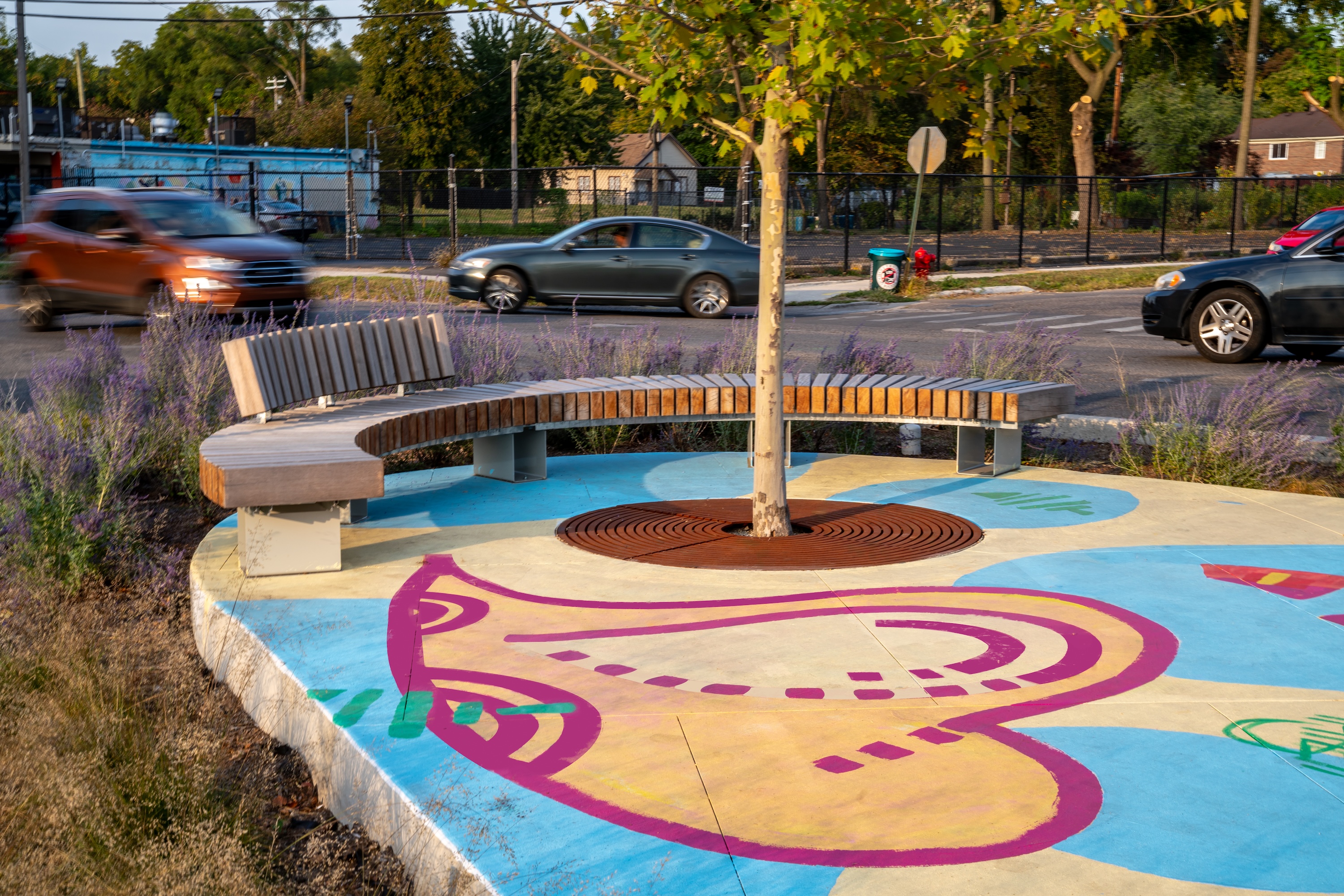 Asphalt Art After in Detroit, September 2025.