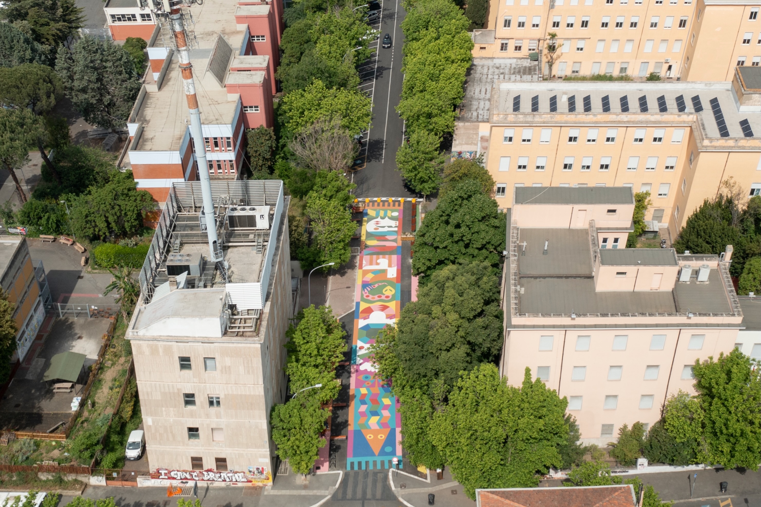 Asphalt Art Rome Before After Comparisons