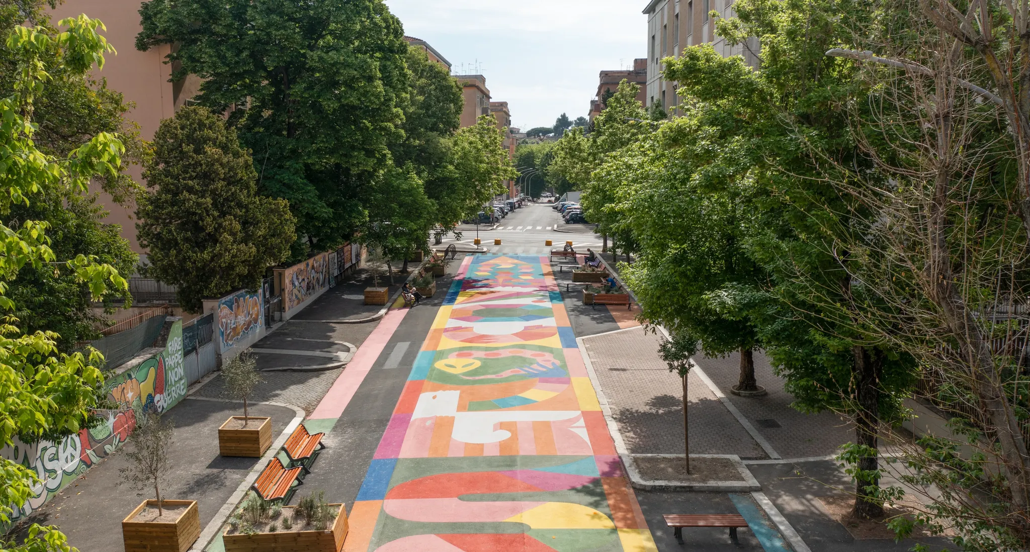 Asphalt Art Rome Before After Comparisons