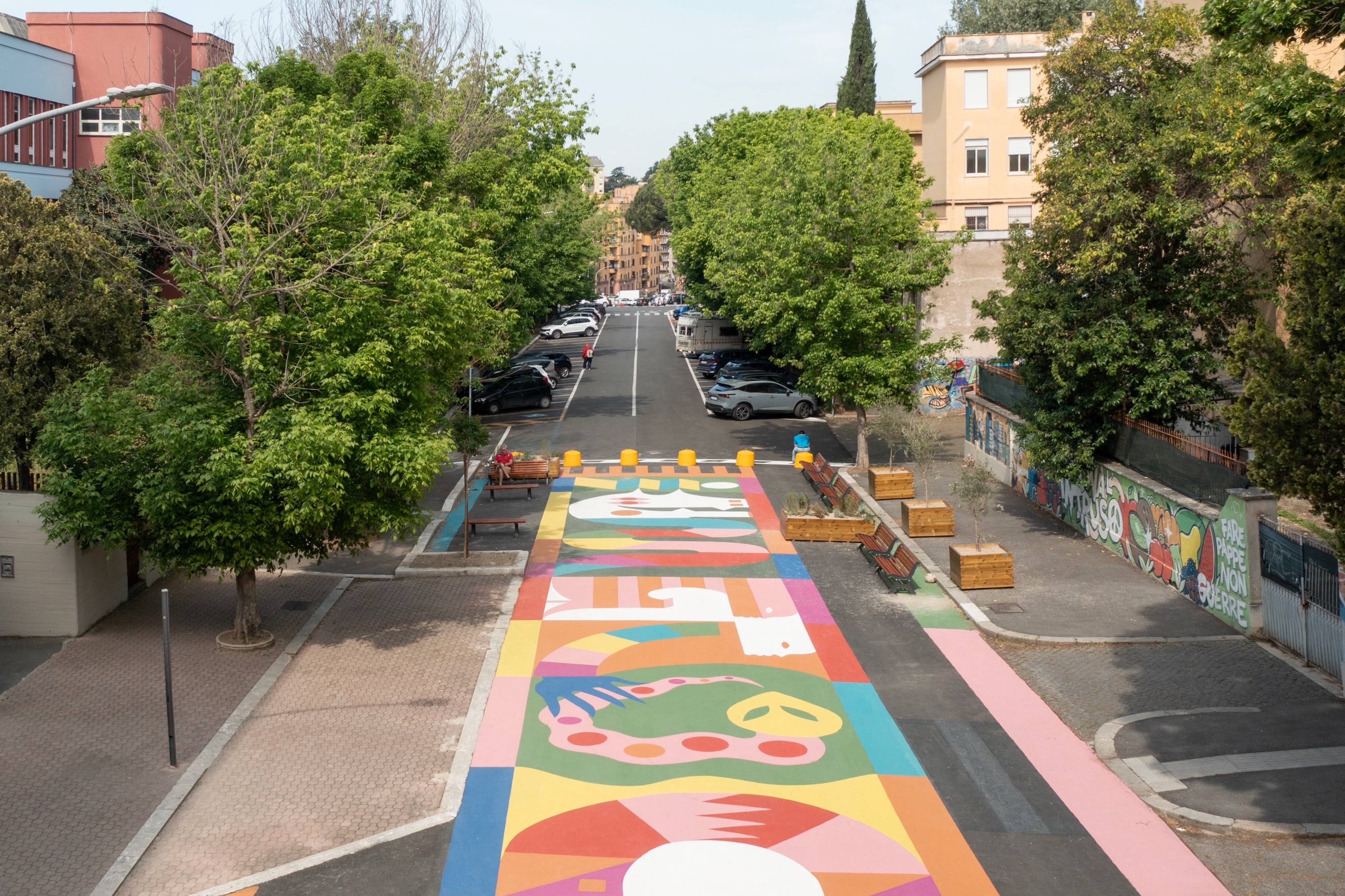 Asphalt Art Rome Before After Comparisons