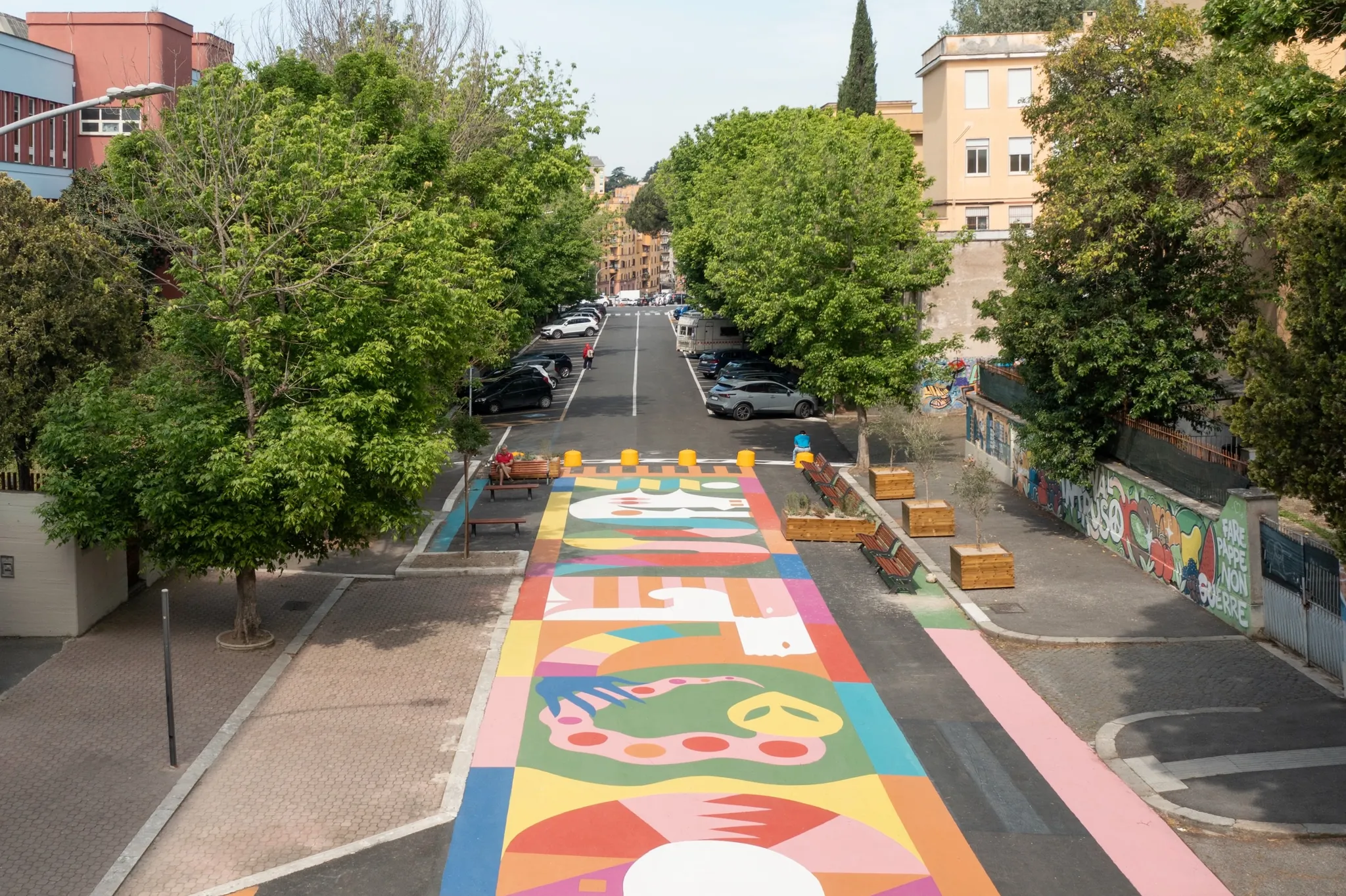 Asphalt Art Rome Before After Comparisons
