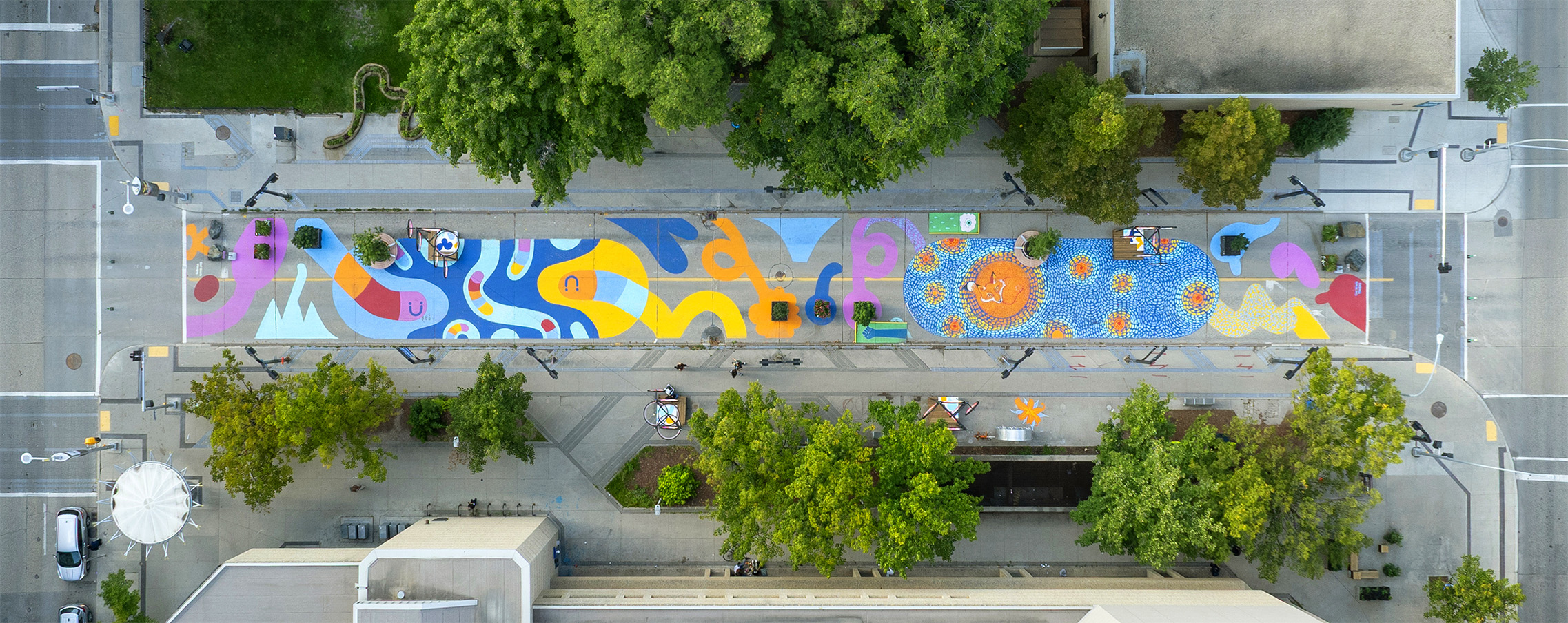 Asphalt Art Winnipeg Before After Comparison