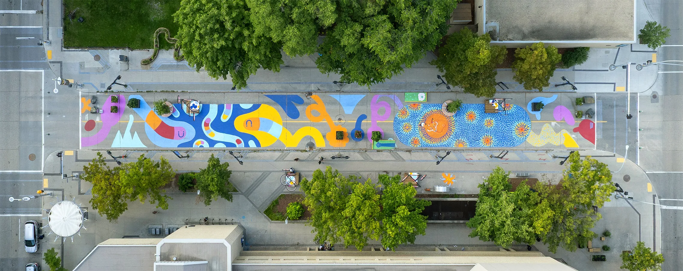 Asphalt Art Winnipeg Before After Comparison
