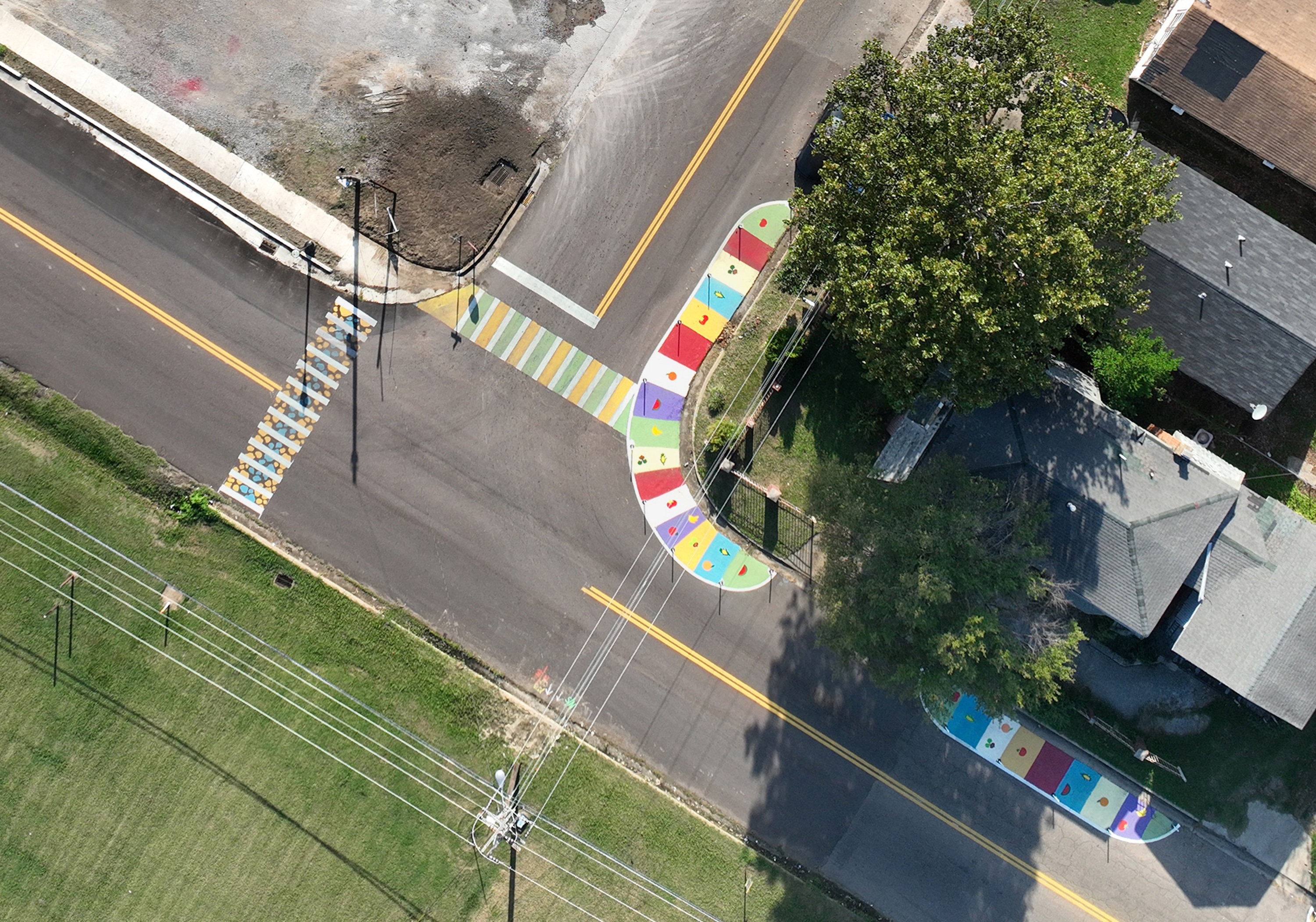 Asphalt Art Initiative “before” and 