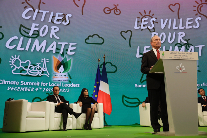 Bloomberg speaks at the Climate Summit for Local Leaders