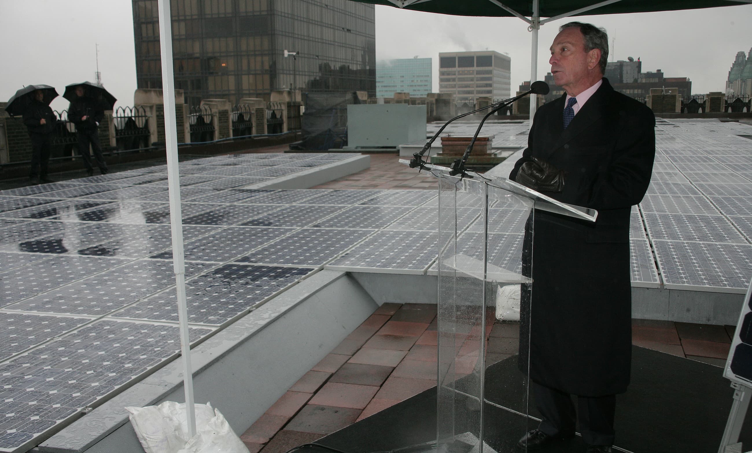 Mike Bloomberg speaking on Green NYC