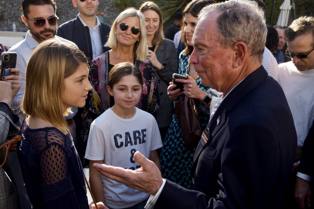 Mike Bloomberg Visits San Diego and Riverside, CA