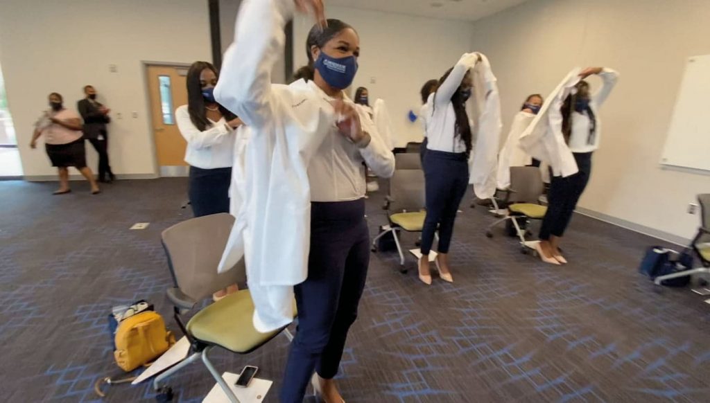 Students at the four historically Black medical schools in the United States, including Morehouse School of Medicine in Atlanta, Georgia, are receiving support to reduce their debt burden. Credit: Morehouse School of Medicine