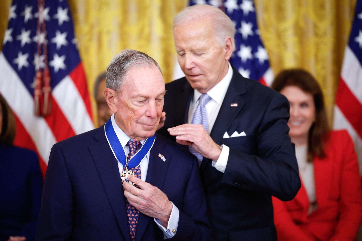 President Biden awards Mike Bloomberg the Presidential Medal of Freedom