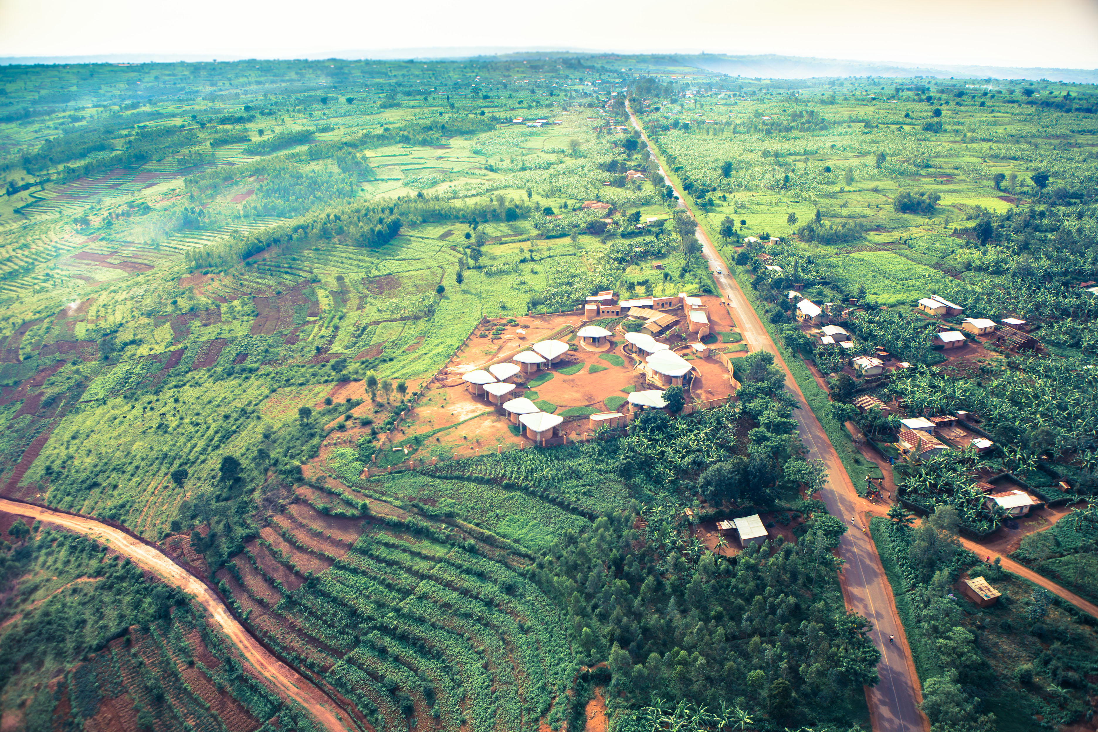 Aerial view of women's opportunity center