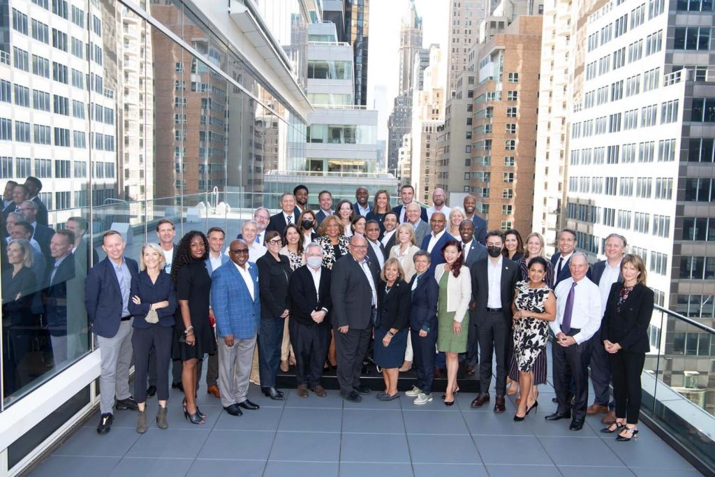 The 2022 class of mayors in the Bloomberg Harvard City Leadership Initiative convenes in New York City to kick off a series of intensive leadership and management training sessions.