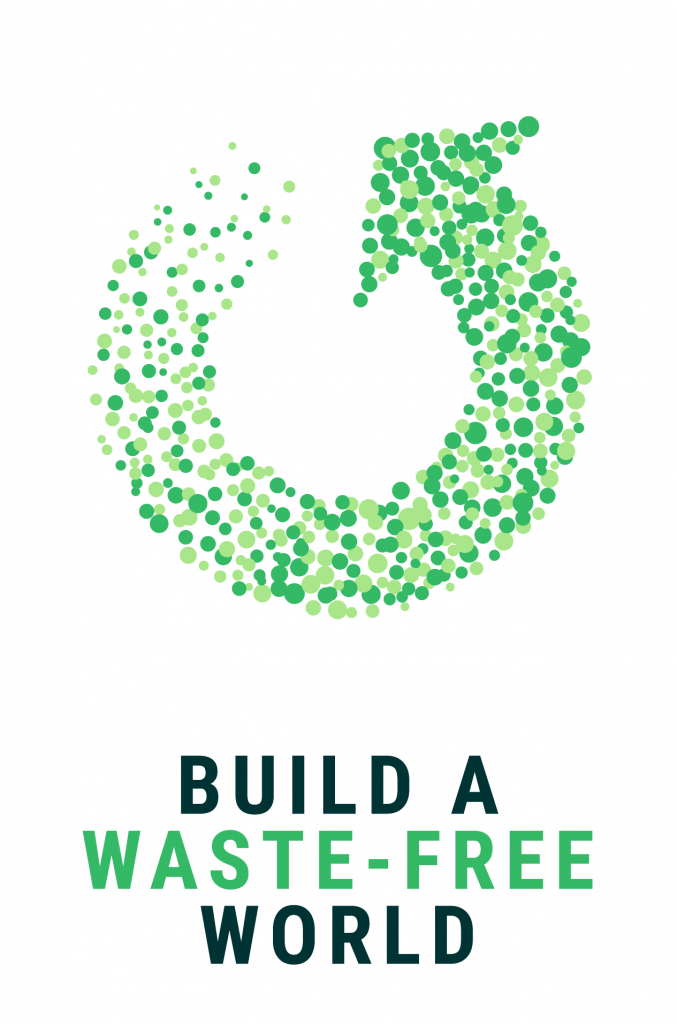 Build a waste-free world logo