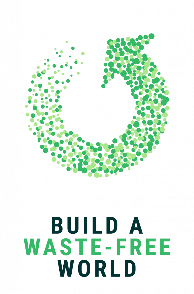 Build a waste-free world logo