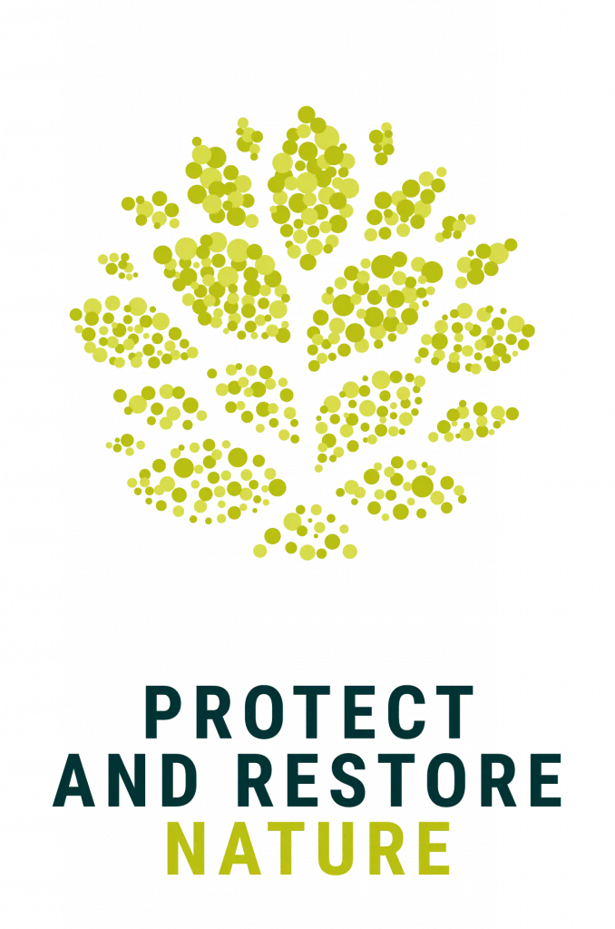 Protect and restore nature logo