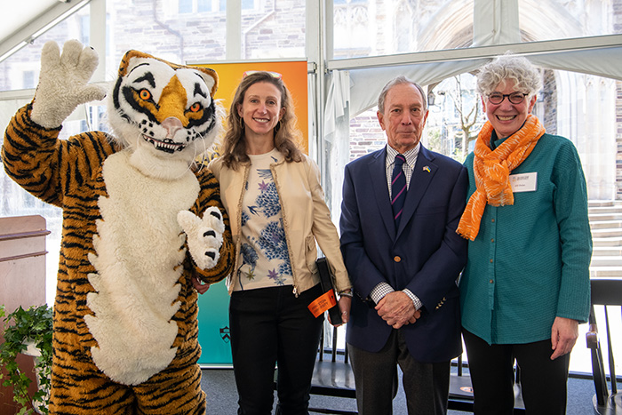 Michael R. Bloomberg and Emma Bloomberg tour and attend an opening ceremony for the Emma Bloomberg Center for Access and Opportunity at Princeton University in Princeton, NJ