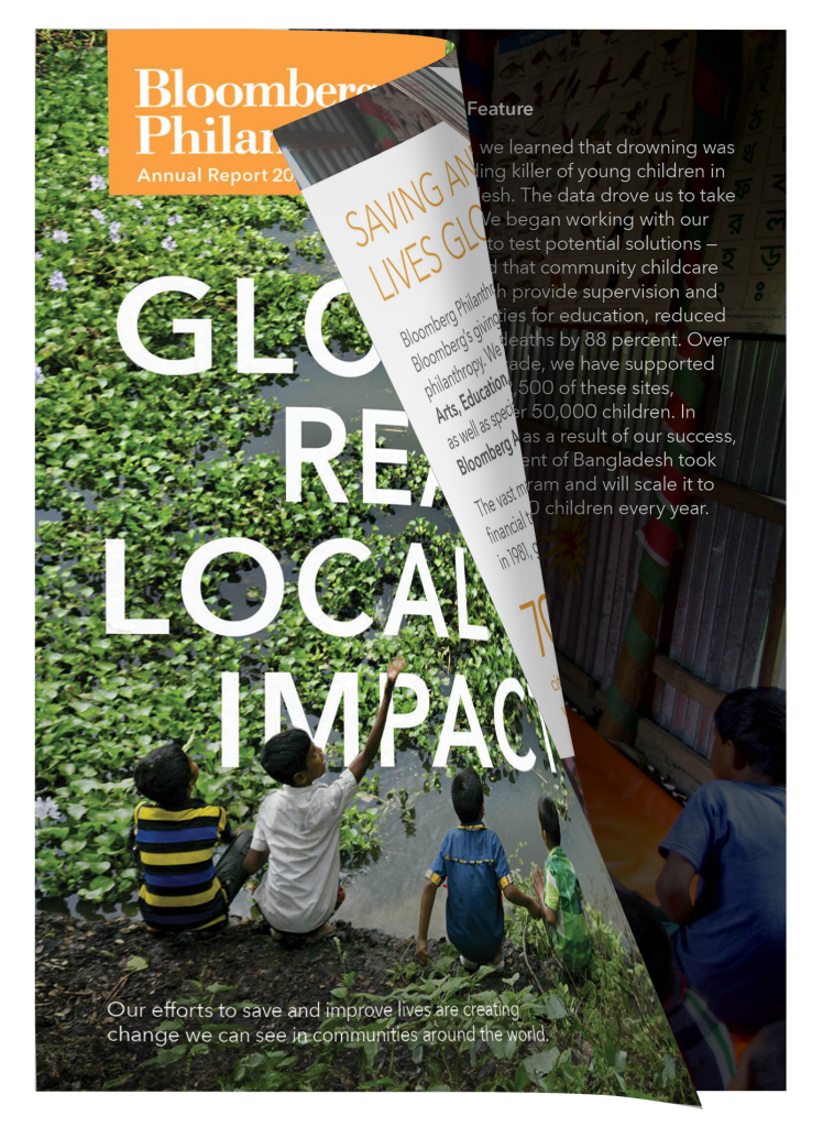 Global Reach Local Impact Annual Report 2023-2024 Cover photo