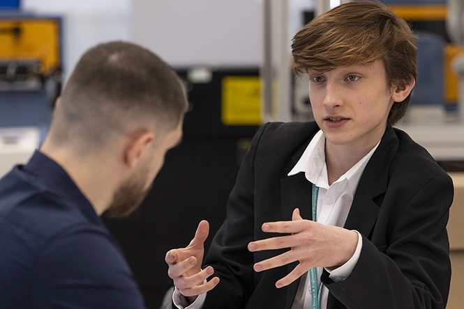 London students receive mentoring support through mock interviews and other career preparations.