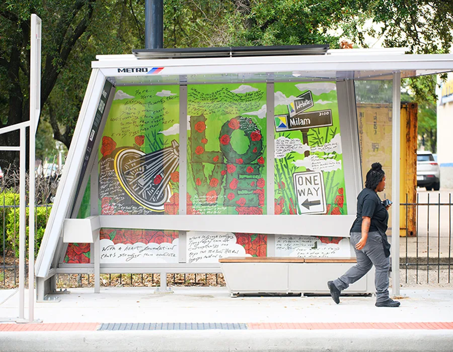 Murals, a film, and support programs shift perceptions of homelessness in the Midtown Business District.