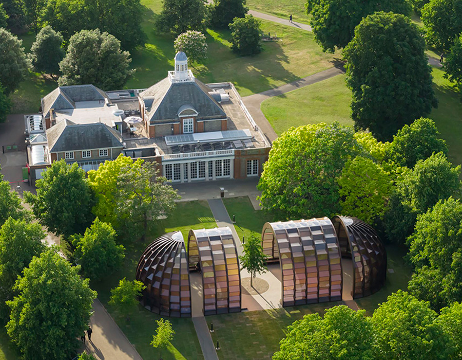 Visitors at Serpentine in London, United Kingdom. Credit: Iwan Baan, courtesy of Serpentine.