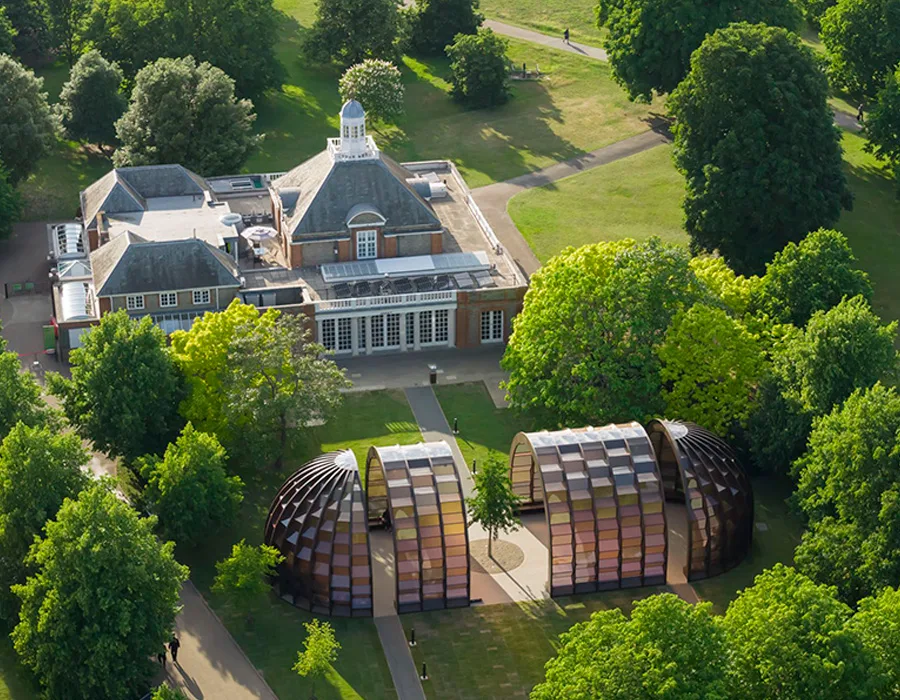 Visitors at Serpentine in London, United Kingdom. Credit: Iwan Baan, courtesy of Serpentine.
