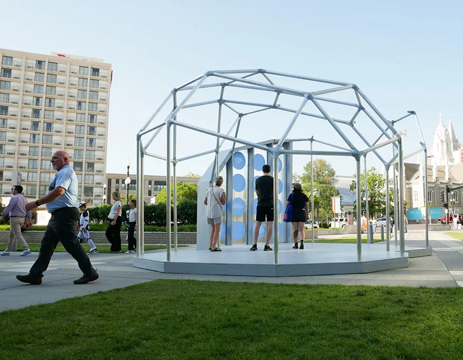 Sculptures, performances, and murals raise awareness of the Great Salt Lake’s rapid drying.