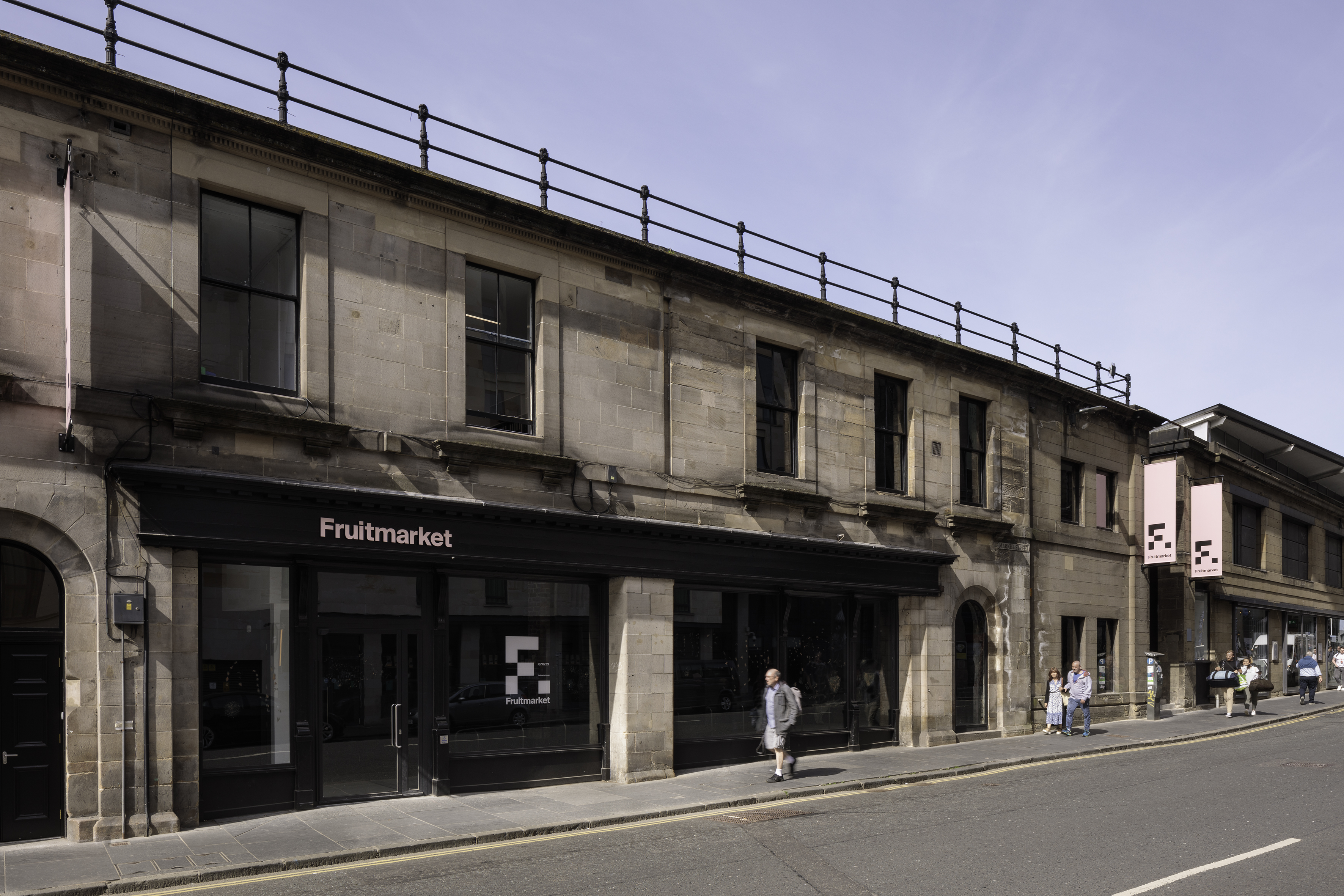 Exterior of Fruitmarket gallery building.