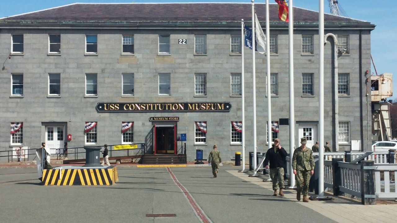 Photo of the exterior of USS Constitution Museum.