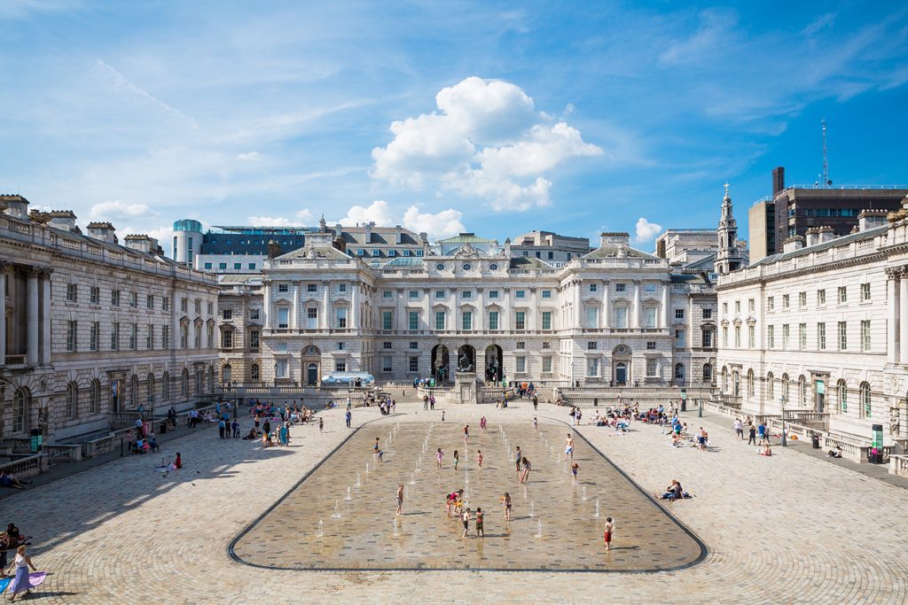 Exterior of The Courtauld building.