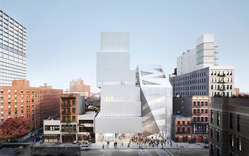 Rendering of the expanded New Museum at 235 Bowery.