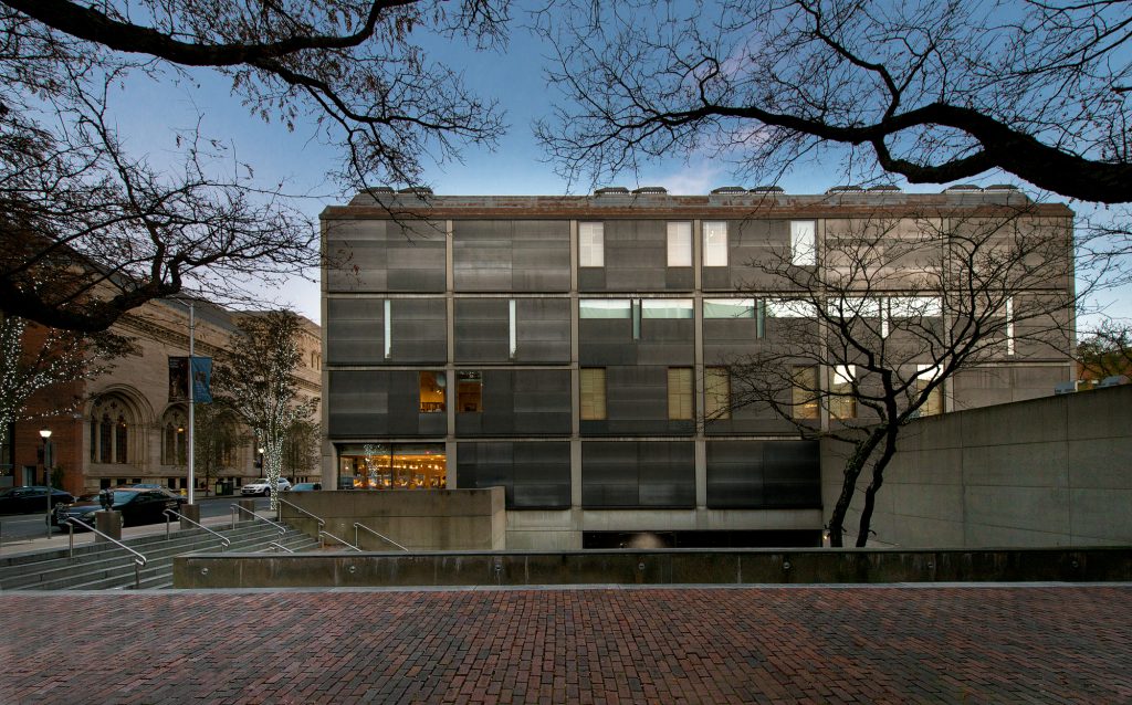 Exterior of a Yale Center for British Art building.