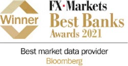 FX Markets | Best Banks Awards 2021 | Best market data provider