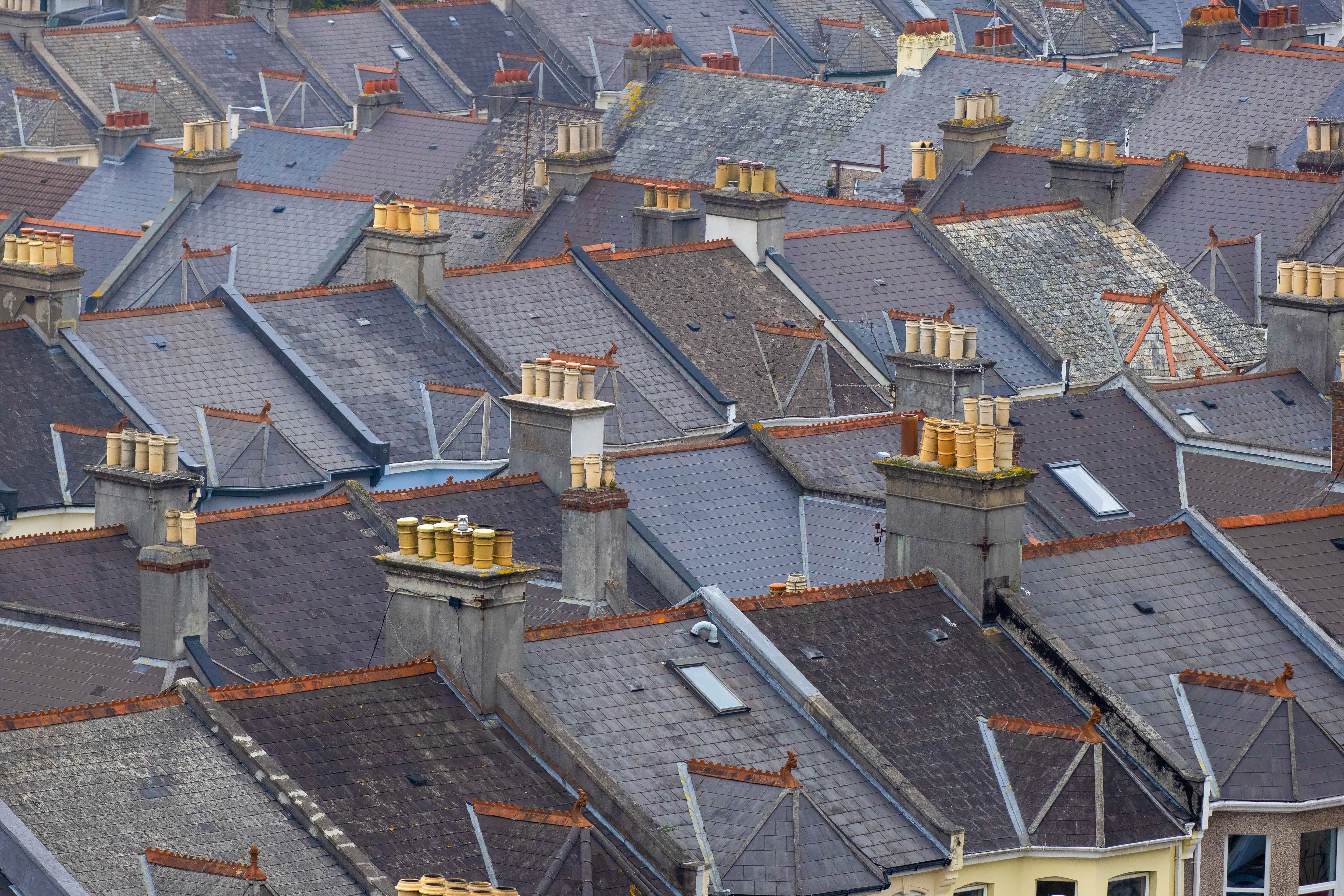 Rows of houses