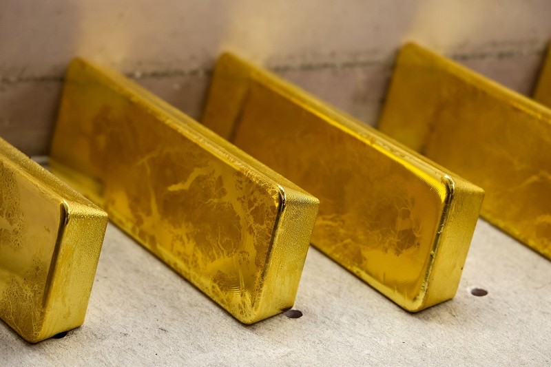 Gold ingots