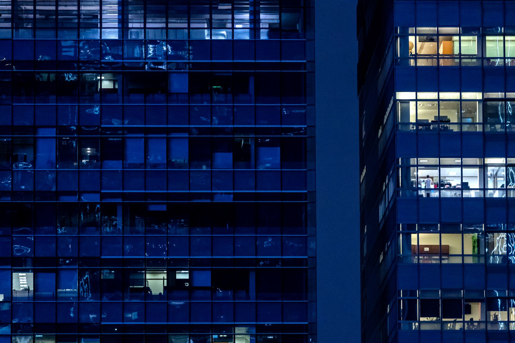 office buildings view office buildings view