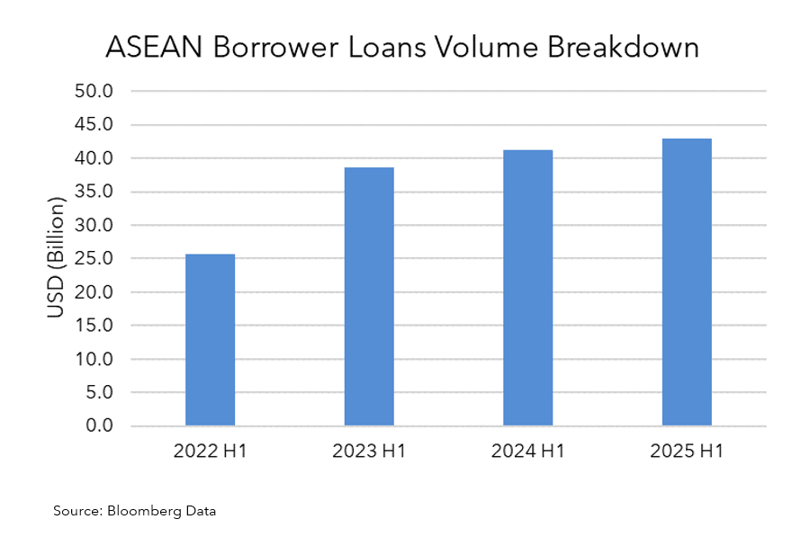 ASEAN Borrower Loans Volume Breakdown