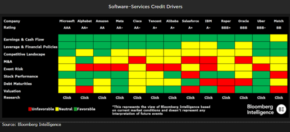 Software-Services Credit Drivers