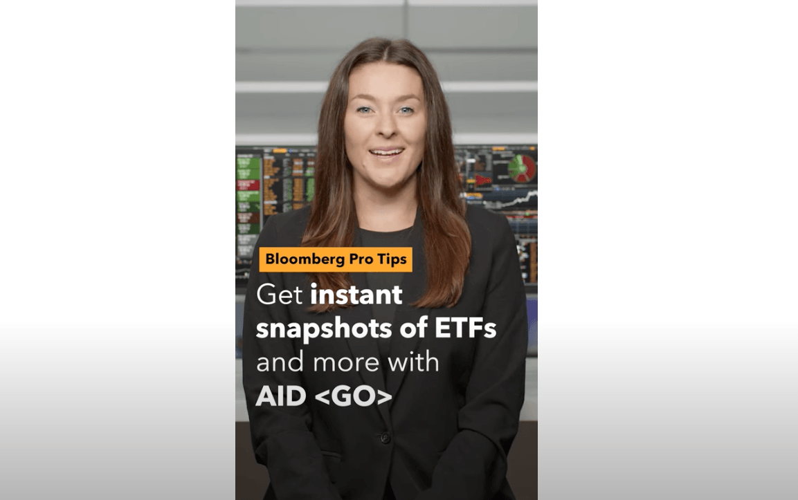 Bloomberg Pro Tips: Get instant snapshots of ETFs and more with AID ...