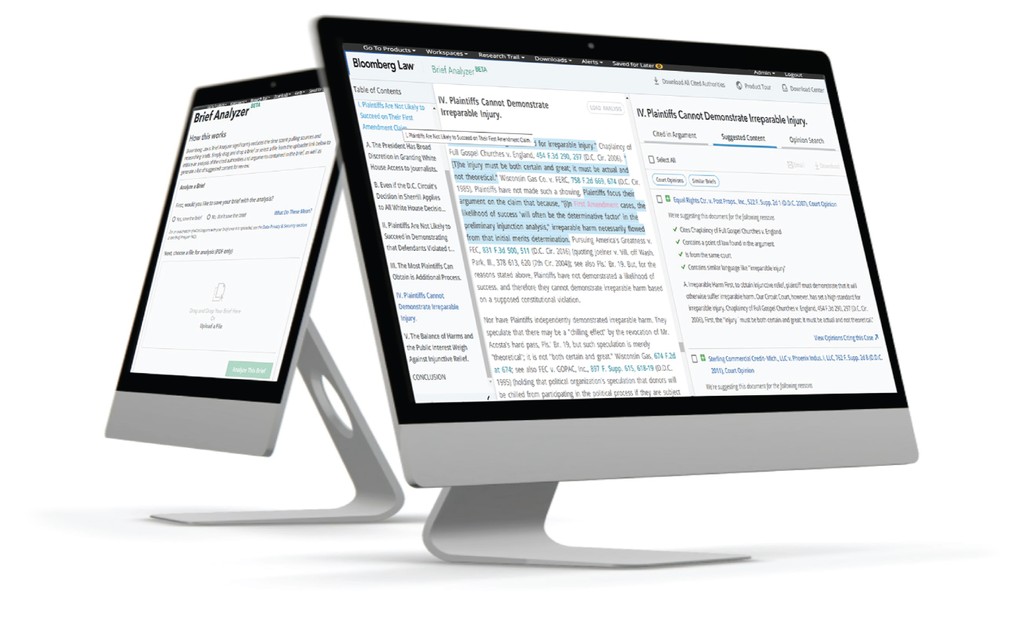 Bloomberg Law Brief Analyzer