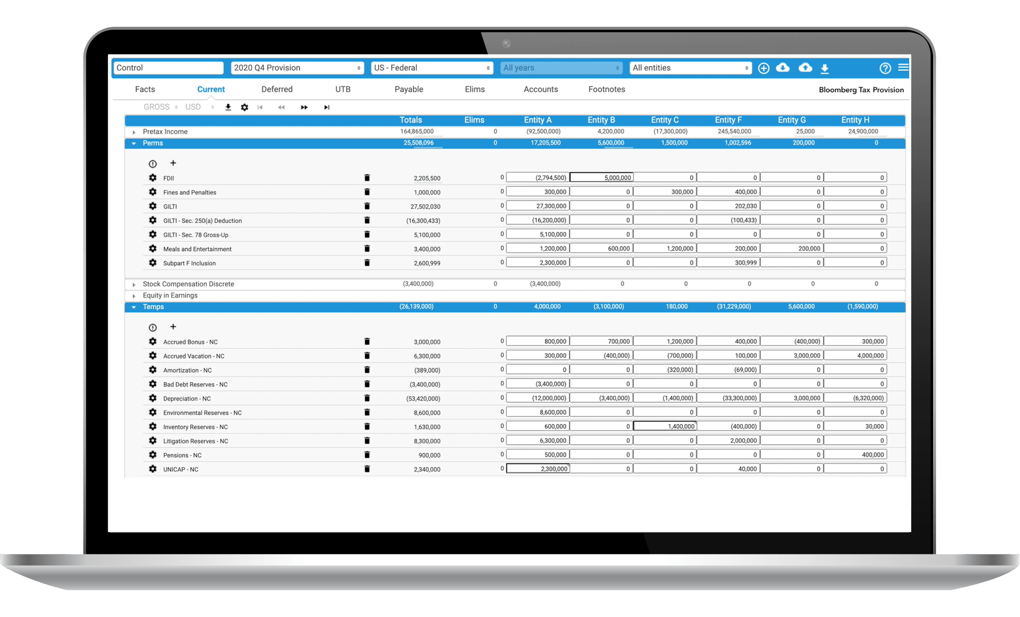 Bloomberg Tax Workpapers Bloomberg Tax