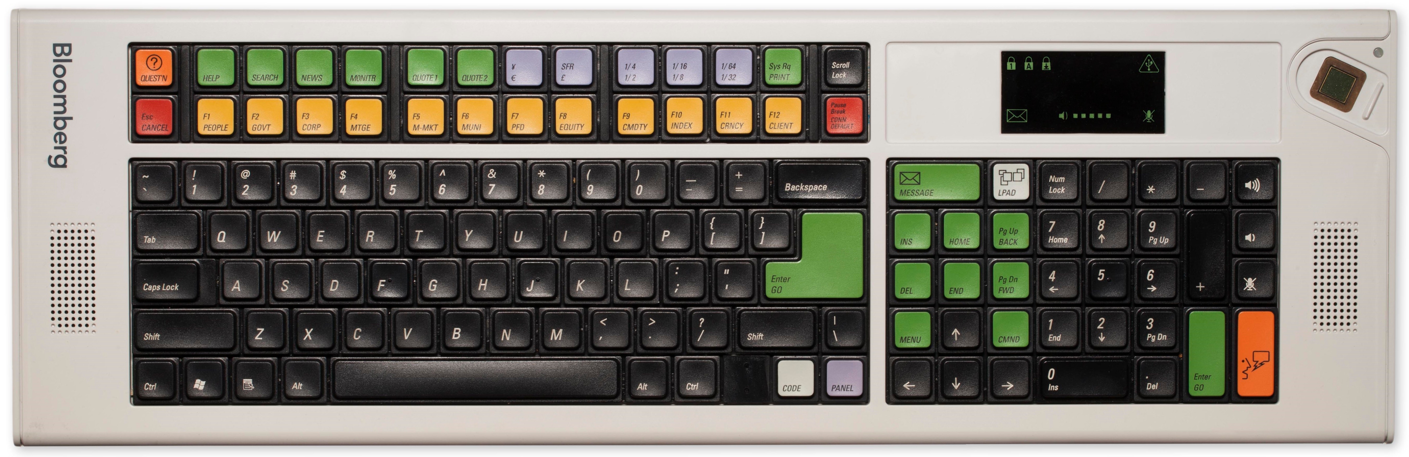 bloomberg terminal keyboard
