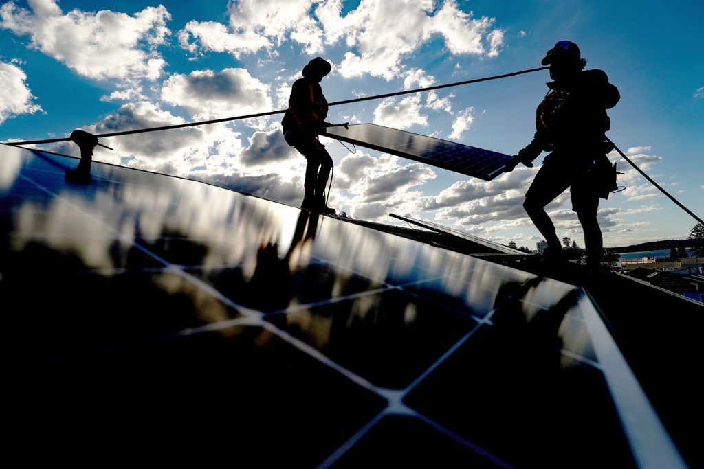 Solar panel installation
