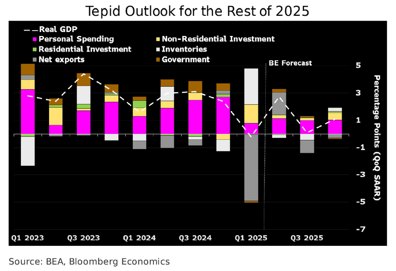 Tepid Outlook for the Rest of 2025