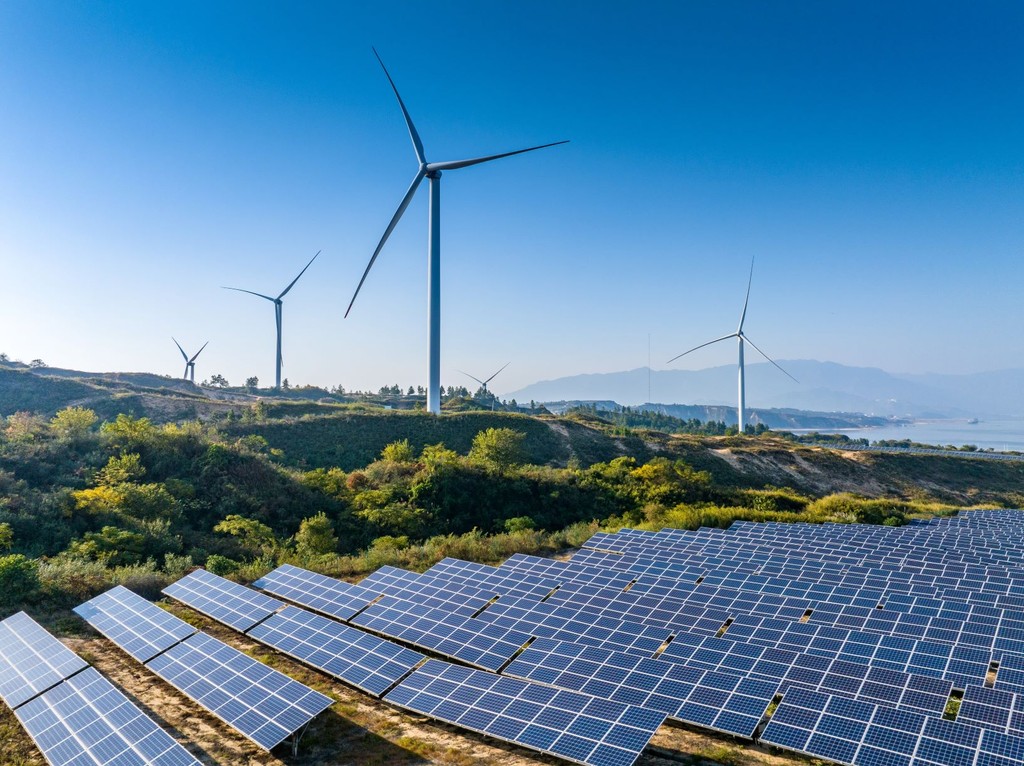 wind and solar plant