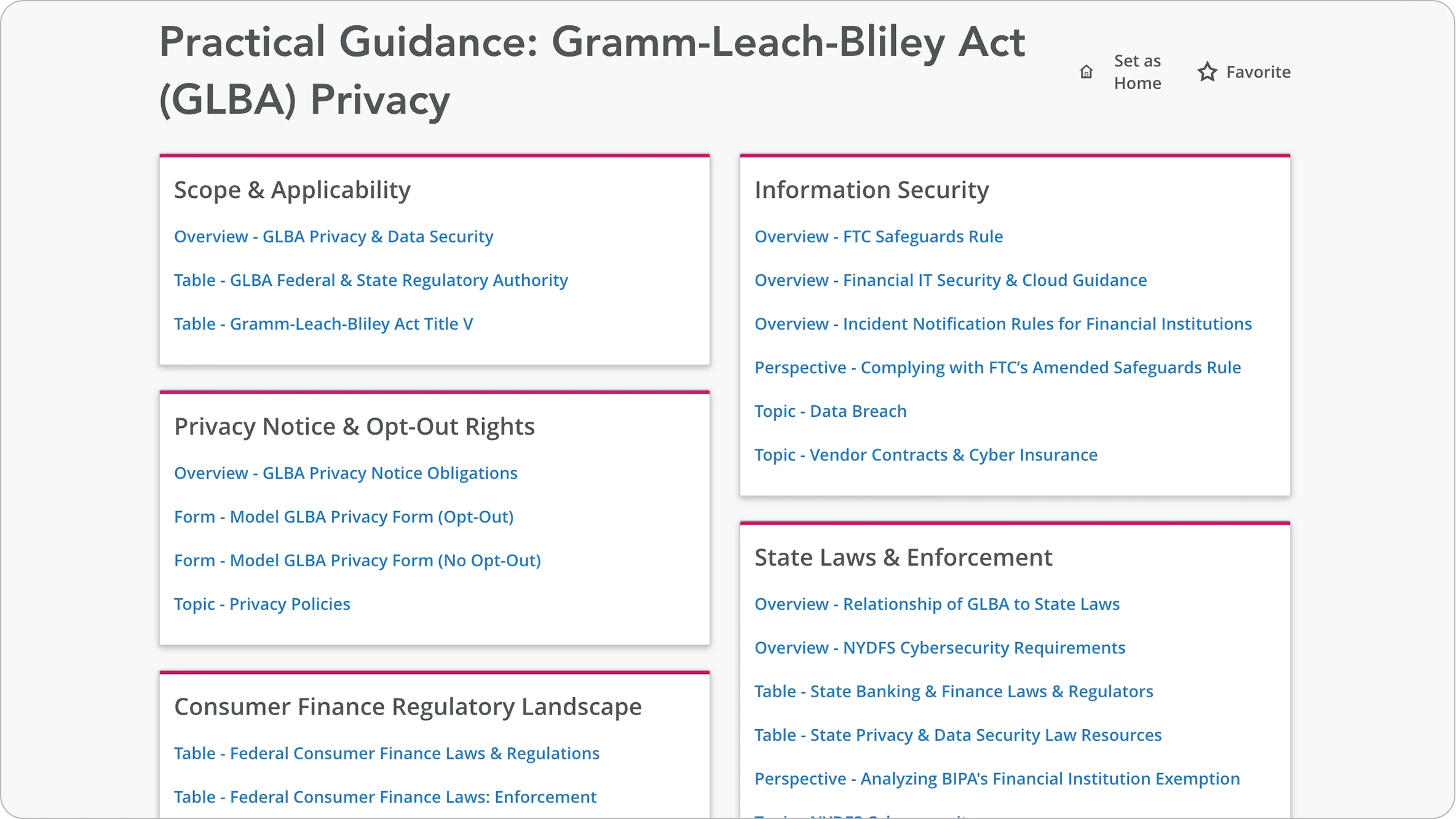 Practical Guidance research for the Gramm Leach Bliley ACT GLBA